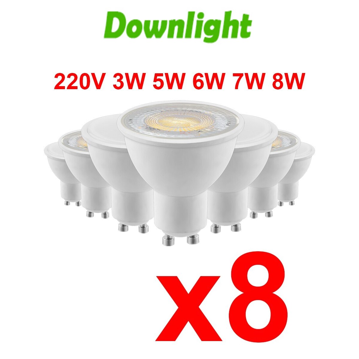 Žǿ LED ƮƮ,     ϱ LED , GU10 MR16 AC220V AC110V, 3W-8W, 38  120  , 8 